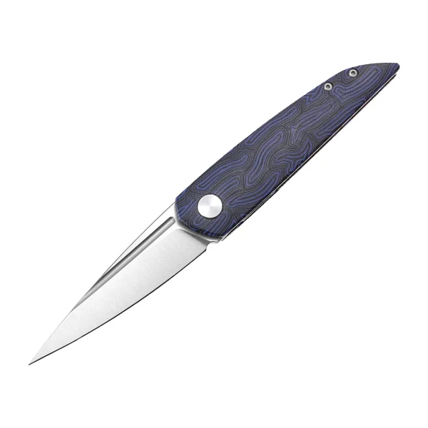 Stainless Steel Folding Knife with Belt Clip