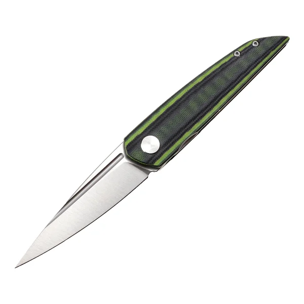 Stainless Steel Folding Knife with Belt Clip