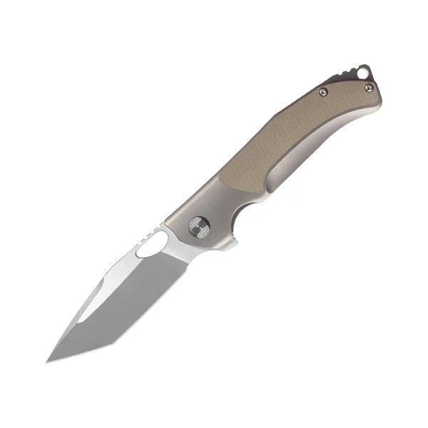 5" Stainless Steel Folding Knife with Belt Clip