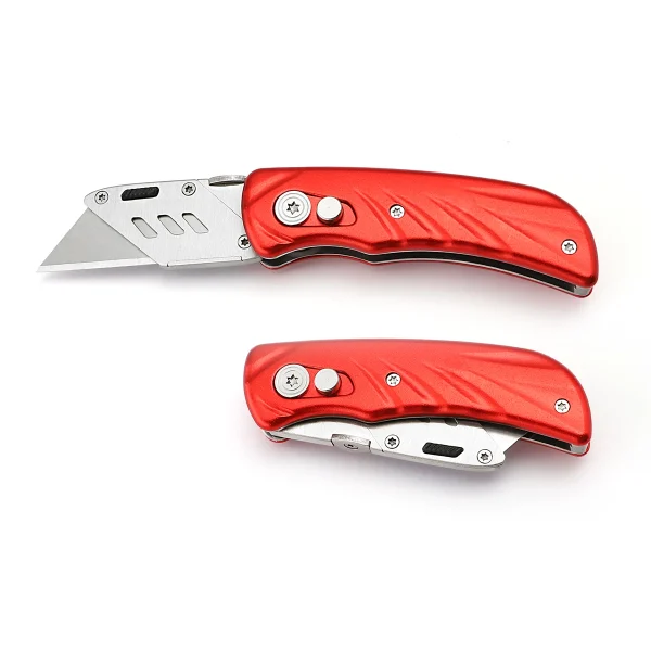 Stainless Steel Utility Knife with Belt Clip