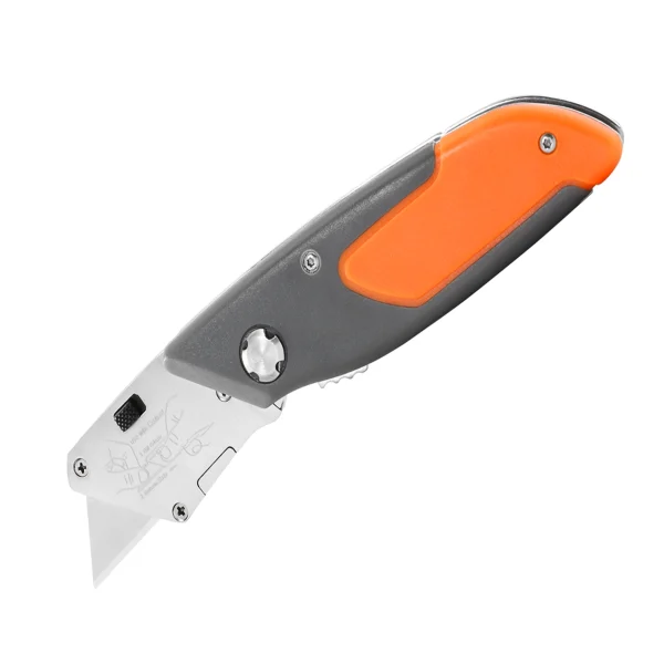 Stainless Steel Utility Knife with Belt Clip