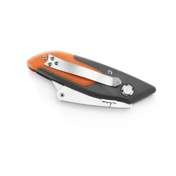 Stainless Steel Utility Knife with Belt Clip