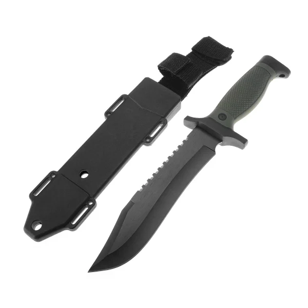 Fixed Blade Tactical Fighting Knife with Sheath, for Camping, Hunting, Adventure, Outdoors