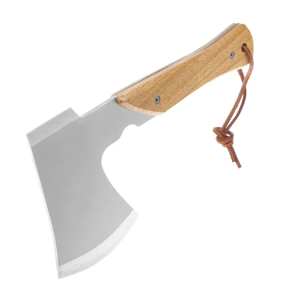 Stainless Steel Hatchet with Oka Wood Handle